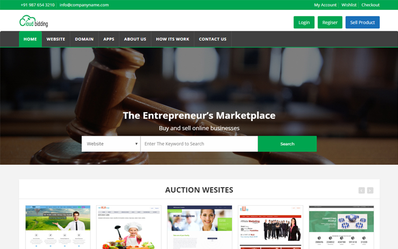 Buy and Sell Marketplace Script Auction Script PHP