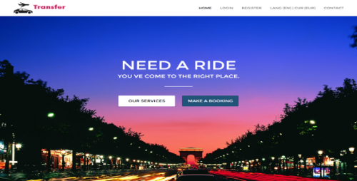 Airport Transfer Portal Responsive