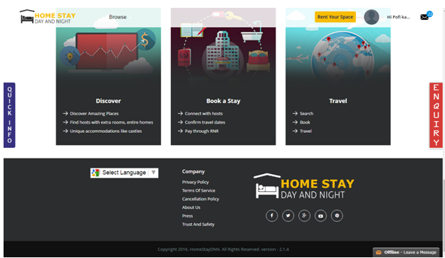 HomeStayDNN   Airbnb Clone Script